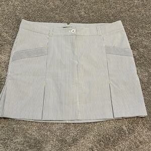 EUC Nike Golf Tour Performance Stripe Skort Skirt Shorts Plus‎ Size 14 Hiking